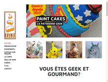 Tablet Screenshot of paintcakes.com